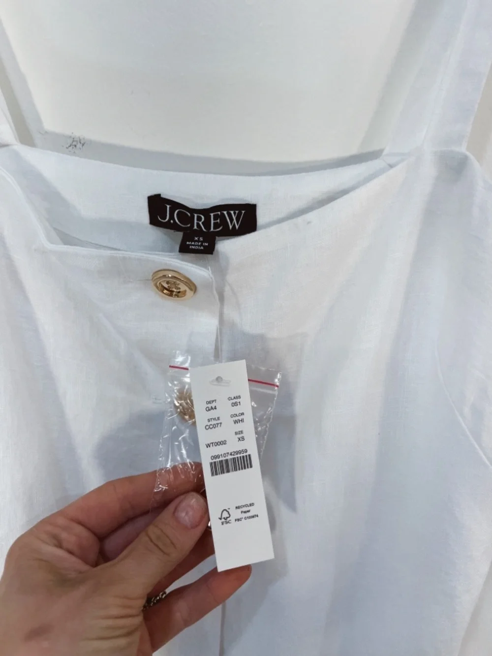 J. Crew Claudia Mini Linen Dress - Picture 11 of 12